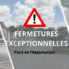 Bannière fermeture 15 aout